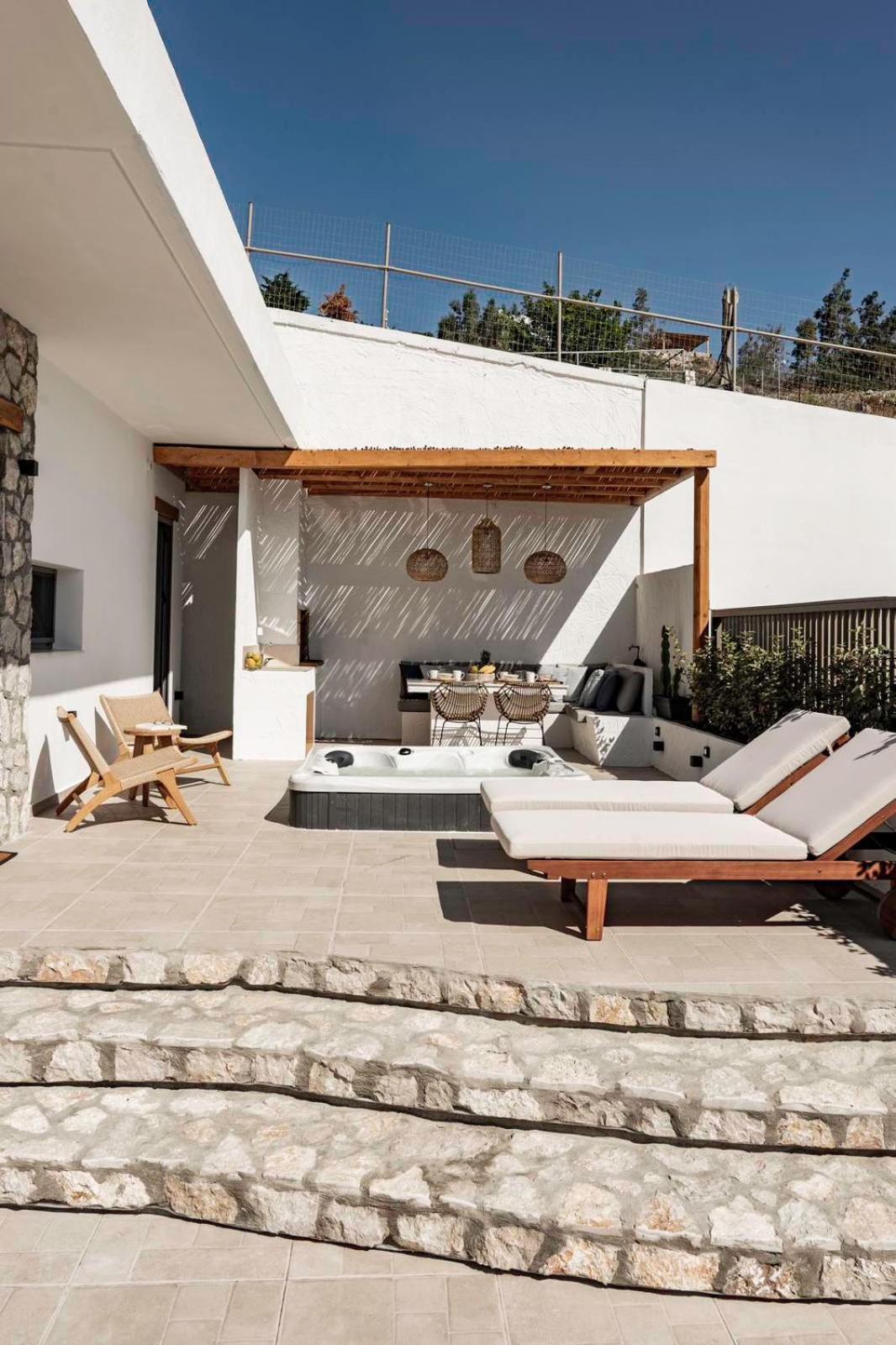 Lithos Luxury Villa Archangelos  Esterno foto